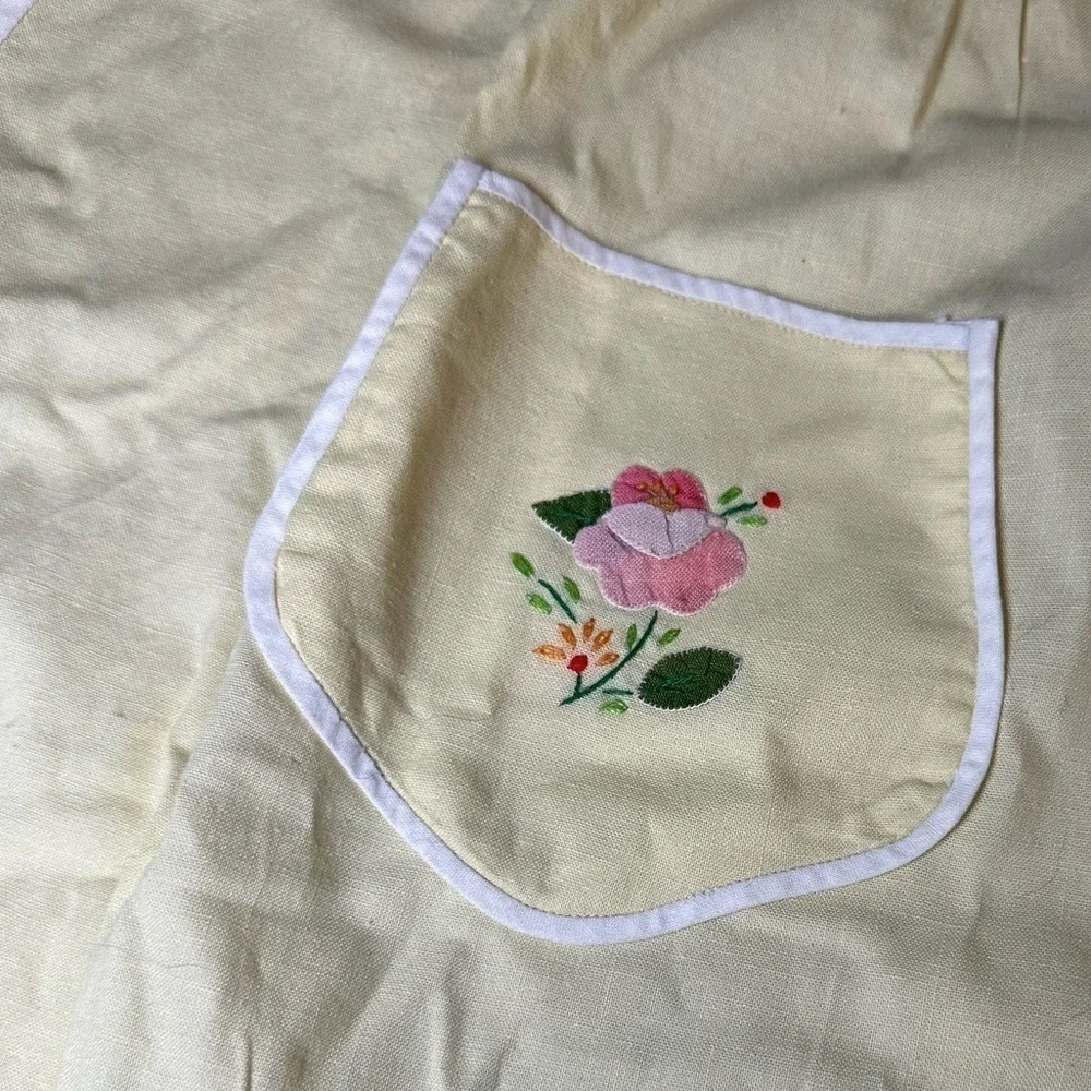 Vintage Peking Waist Apron Embroidered